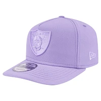 Casquette Snapback 9FIFTY Las Vegas Raiders pour homme New Era violet clair