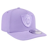 Casquette Snapback 9FIFTY Las Vegas Raiders pour homme New Era violet clair