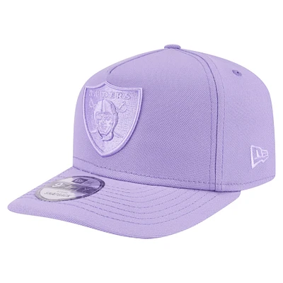 Casquette Snapback 9FIFTY Las Vegas Raiders pour homme New Era violet clair