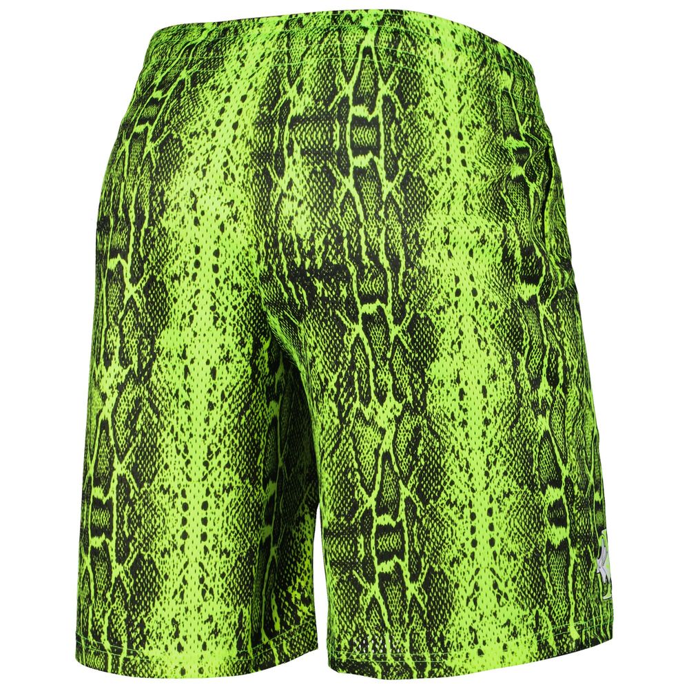 Men's New Era Neon Green Las Vegas Raiders Summer Pop Shorts