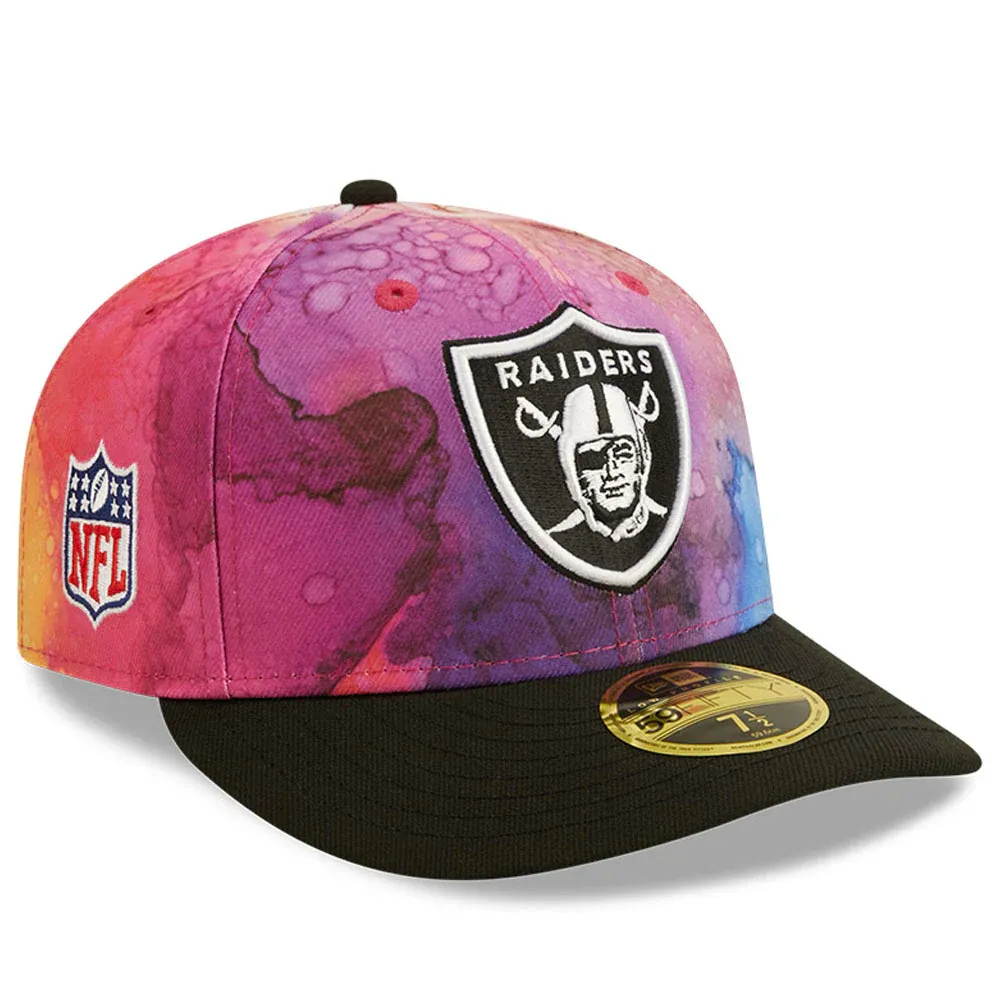 Lids Las Vegas Raiders New Era Chrome Collection 59FIFTY Fitted Hat -  Cream/Black