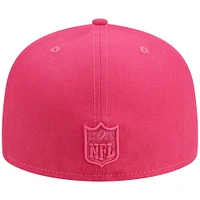 Men's New Era Pink Las Vegas Raiders Color Pack 59FIFTY Fitted Hat