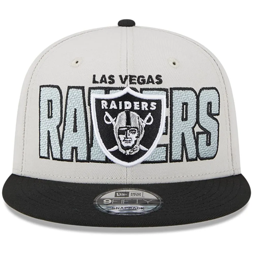Men's New Era Black/Gray Las Vegas Raiders NFL x Staple Collection 59FIFTY Fitted Hat