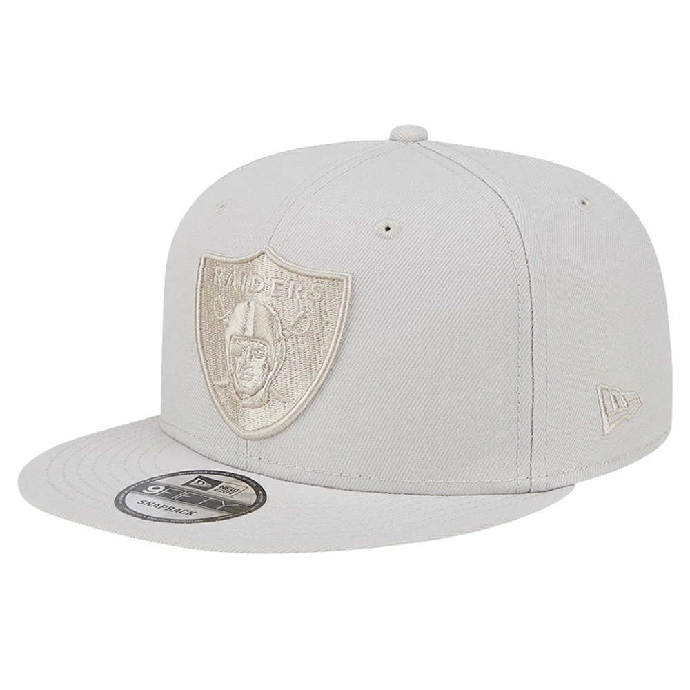 Casquette Snapback 9FIFTY New Era pour hommes, beige, Las Vegas Raiders Color Pack