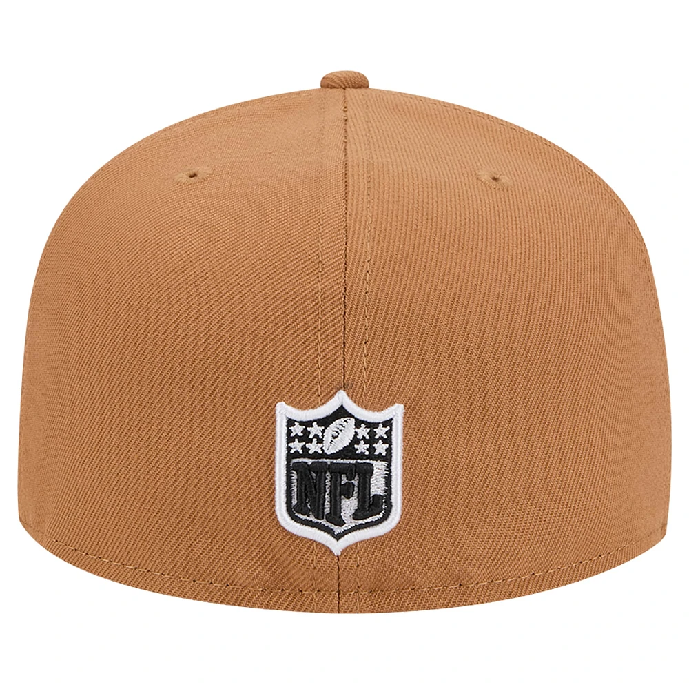 Casquette ajustée 59FIFTY New Era Las Vegas Raiders Color Pack pour hommes avec patch latéral