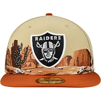 Casquette ajustée 59FIFTY pour homme New Era Las Vegas Raiders Landscape