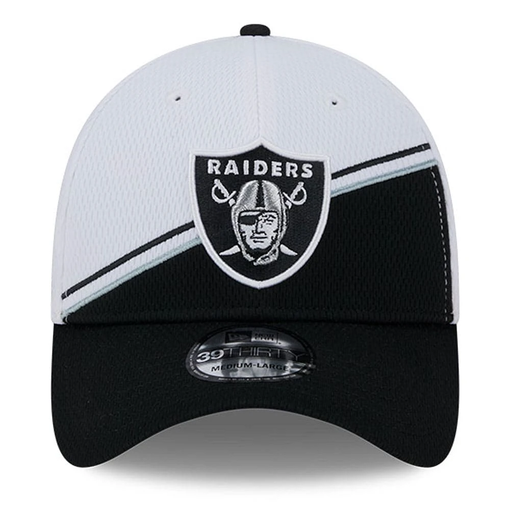 Men's New Era /Black Las Vegas Raiders Sideline 39THIRTY Flex Hat