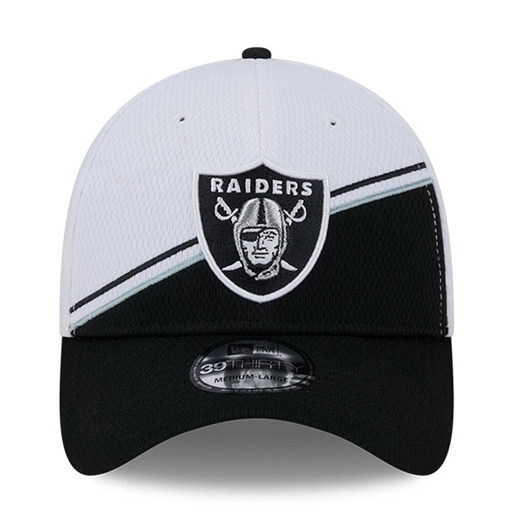 Casquette Flexline 39THIRTY Sideline des Las Vegas Raiders 2023 New Era pour homme