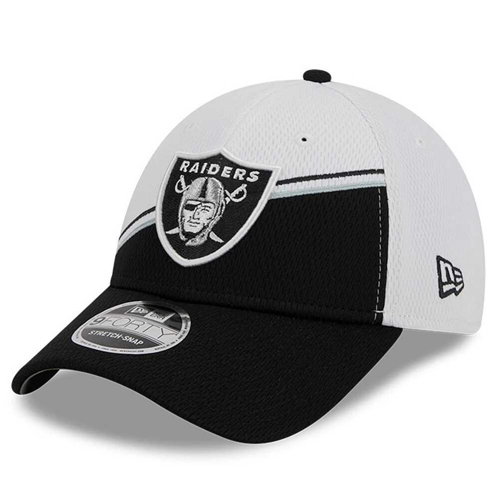 Casquette ajustable 9FORTY Las Vegas Raiders 2023 Sideline New Era pour homme