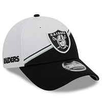 Casquette ajustable 9FORTY Las Vegas Raiders 2023 Sideline New Era pour homme