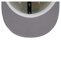 Men's New Era  White/Black Las Vegas Raiders Main 59FIFTY Fitted Hat