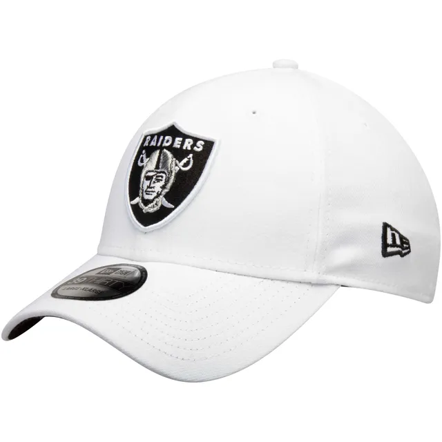 Men's New Era Black Las Vegas Raiders Gulch 39THIRTY Flex Hat Size: Medium/Large