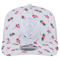 Casquette extensible à boutons-pression 9SEVENTY Adventure Flamingo Pattern des Las Vegas Raiders de New Era pour homme