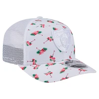 Casquette extensible à boutons-pression 9SEVENTY Adventure Flamingo Pattern des Las Vegas Raiders de New Era pour homme