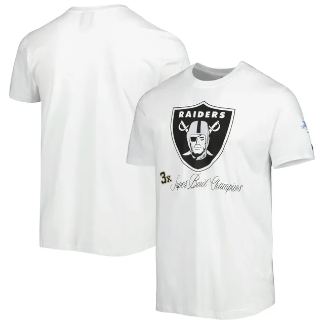 Las Vegas Raiders Pride Graphic T-Shirt - White - Womens