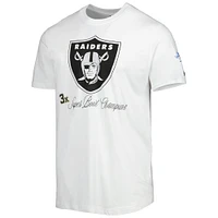 T-shirt pour homme New Era blanc Las Vegas Raiders Historic Champs