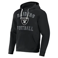 Sweat à capuche noir pour homme de la collection NFL x Darius Rucker Fanatics, motif entraîneur des Las Vegas Raiders