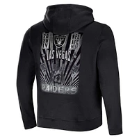 Men's NFL x Darius Rucker Collection by Fanatics Black Las Vegas Raiders Rocker Full-Zip Hoodie