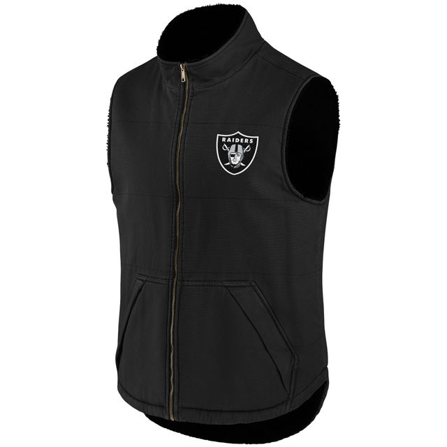 Collection NFL x Darius Rucker pour homme par Fanatics Black Las Vegas Raiders Veste entièrement zippée doublée en sherpa