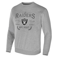 Men's NFL x Darius Rucker Collection by Fanatics Heather Gray Las Vegas Raiders Pullover Sweatshirt