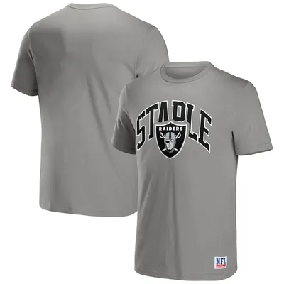 Men's NFL x Staple Gray Las Vegas Raiders All Over Print T-Shirt Size: Large