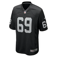 Men's Nike Adam Butler  Black Las Vegas Raiders Team Game Jersey