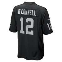 Maillot de match Nike Aidan O'Connell noir pour homme des Las Vegas Raiders