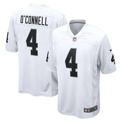 Maillot de match Nike Aidan O'Connell pour hommes, blanc, Las Vegas Raiders