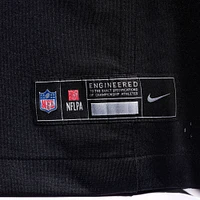 Maillot de match Nike Alexander Mattison noir pour homme des Las Vegas Raiders