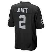 Men's Nike Ashton Jeanty Black Las Vegas Raiders 2025 NFL Draft First Round Pick Game Jersey