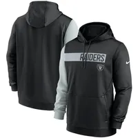 Las Vegas Raiders Color Block Men's Nike NFL Pullover Hoodie.