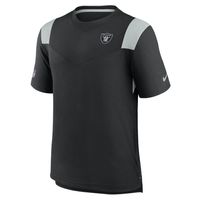 Men's Nike Black/Silver Las Vegas Raiders Player Sideline Performance T-Shirt