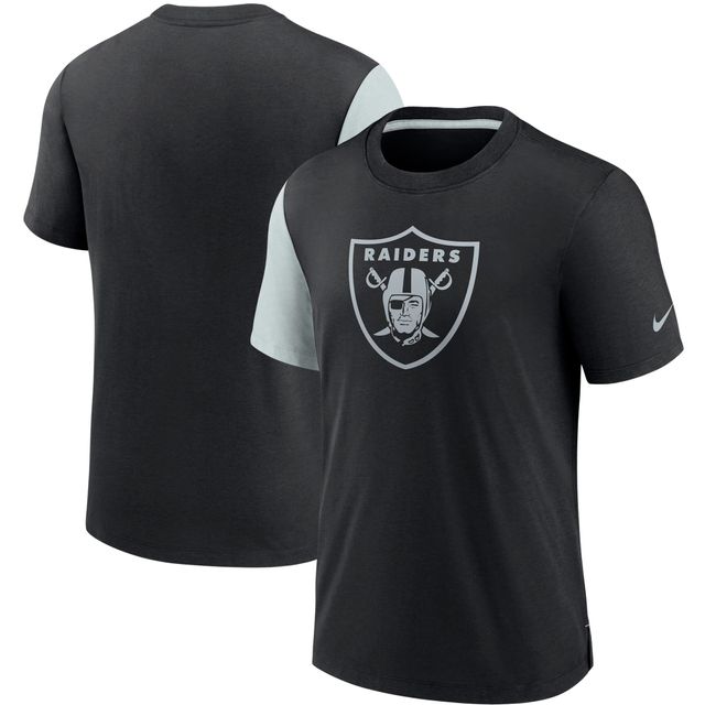 T-shirt Nike Las Vegas Raiders Pop Performance noir/argenté pour homme