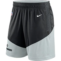 Men's Nike Black/Silver Las Vegas Raiders Primary Lockup Performance - Shorts