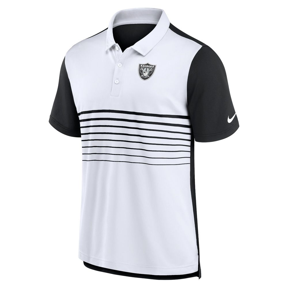 Men's Nike Black/White Las Vegas Raiders Fashion Performance Polo