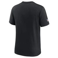 T-shirt Nike noir pour homme Las Vegas Raiders 2024 NFL Crucial Catch