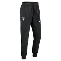 Men's Nike Black Las Vegas Raiders 2024 Sideline Club Pants