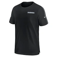 Men's Nike Black Las Vegas Raiders 2024 Sideline Coach UV Performance T-Shirt