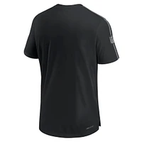 Men's Nike Black Las Vegas Raiders 2024 Sideline Coach UV Performance T-Shirt