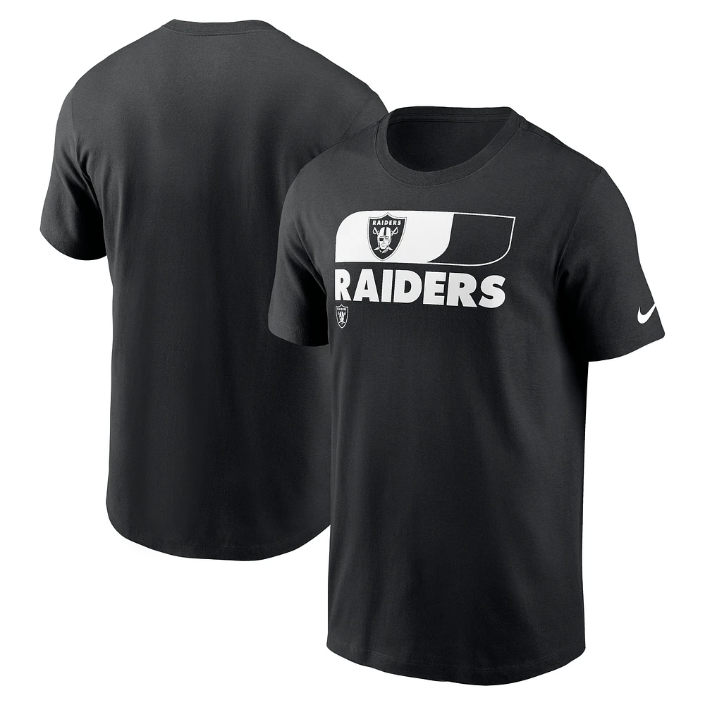 Men's Nike Black Las Vegas Raiders Air Essential T-Shirt