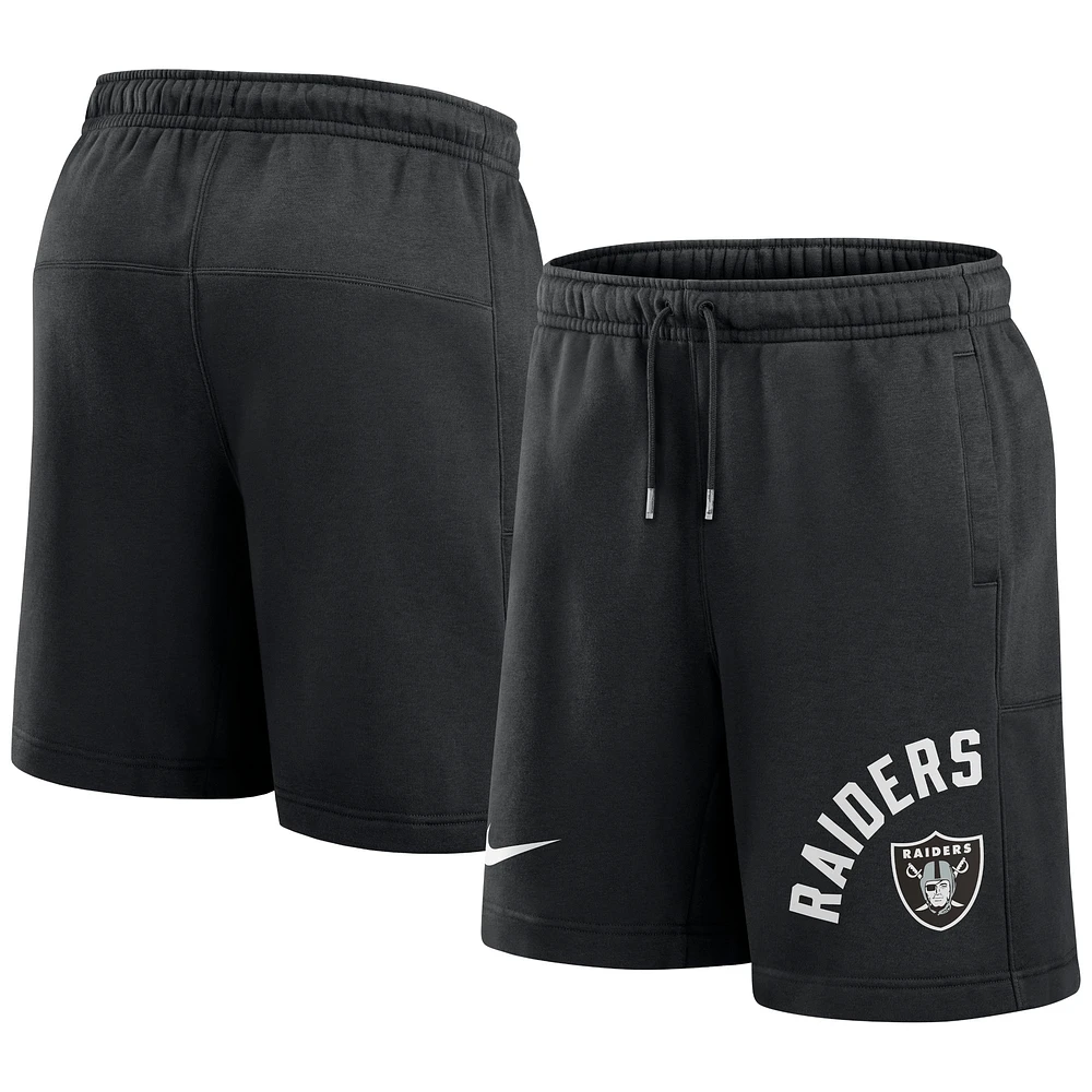 Short Nike pour homme noir Las Vegas Raiders Arched Kicker