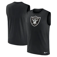 Men's Nike Black Las Vegas Raiders Blitz Legend Performance Muscle Tank Top