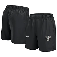 Short Nike noir Las Vegas Raiders Blitz Victory Performance pour homme