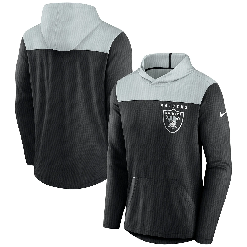 Sweat à capuche Nike noir Las Vegas Raiders Fan Gear pour homme