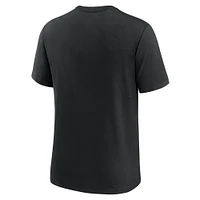 T-shirt Nike noir pour homme Las Vegas Raiders Favorable Timeline Tri-Blend