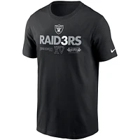 T-shirt Nike Las Vegas Raiders Hometown Collection Raid3rs pour Homme Noir