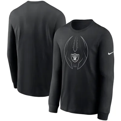 Lids Las Vegas Raiders Nike Rewind 3/4-Sleeve T-Shirt - White/Black