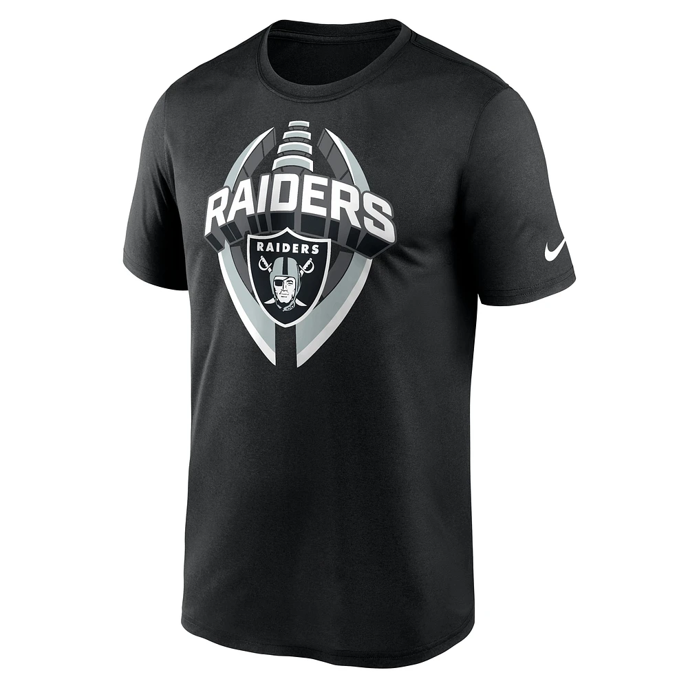 Men's Nike Black Las Vegas Raiders Legend Icon Performance T-Shirt