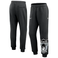 Men's Nike  Black Las Vegas Raiders Logo Crop Joggers