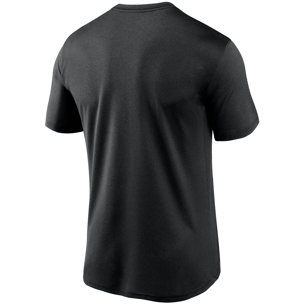 Men's Nike Black Las Vegas Raiders Logo Essential Legend Performance T-Shirt